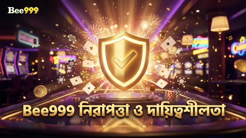 Bee999 ক্যাসিনো নিরাপত্তা ও দায়িত্বশীল গেমিং নিশ্চিত করে