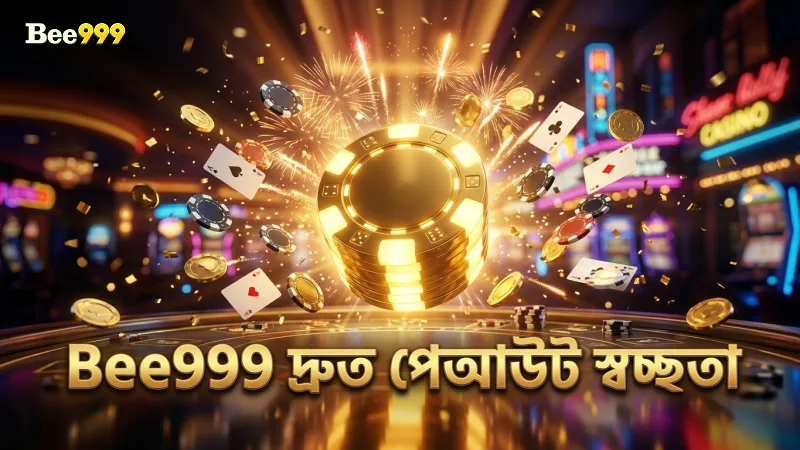 দ্রুত পেআউট ও ব্যালেন্স জমার স্বচ্ছতা Bee999-এ