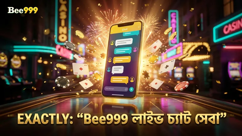 Bee999 লাইভ চ্যাটে দ্রুত গ্রাহক সেবা পাওয়া যায়