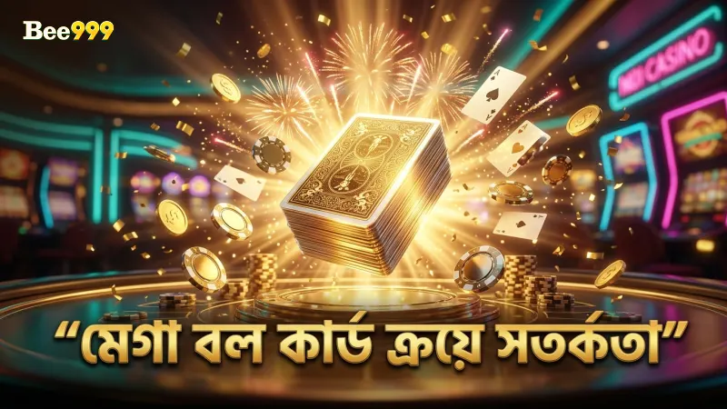 মেগা বল লাইভে কার্ড ক্রয়ের সময় সতর্কতা জরুরি।