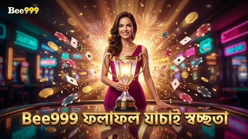 Bee999 প্ল্যাটফর্মে ফলাফল যাচাইয়ের স্বচ্ছতা নিশ্চয়তা দেয়।