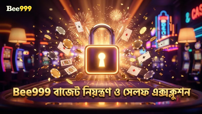 Bee999 এর বাজেট ও সেলফ-এক্সক্লুশন ফিচার ব্যবহার করুন।